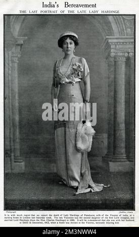 Lady Hardinge, Winifred Selina Sturt Hardinge Foto Stock
