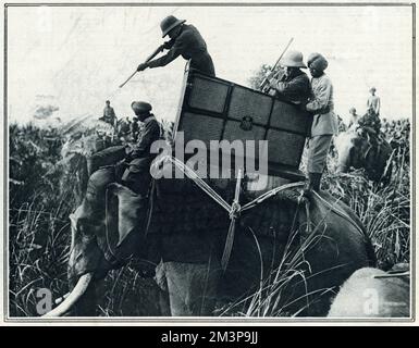 Re Giorgio V caccia 1911 Foto Stock