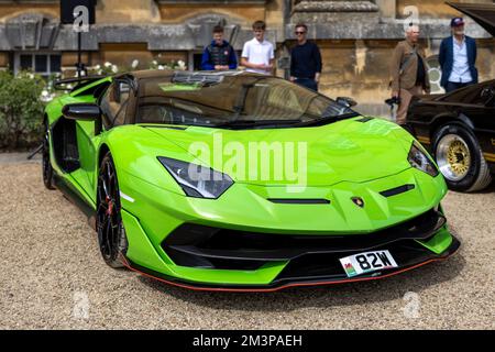 2020 Lamborghini Aventador SVJ LP 770-4 ‘82W’ in mostra al Concours d’Elégance Motor Show tenutosi a Blenheim Palace il 4th settembre 2022. Foto Stock