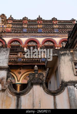 Chettiar Mansion, Tamil Nadu, Pallathur, India Foto Stock