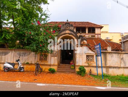 Chettiar Mansion, Tamil Nadu, Kanadukathan, India Foto Stock