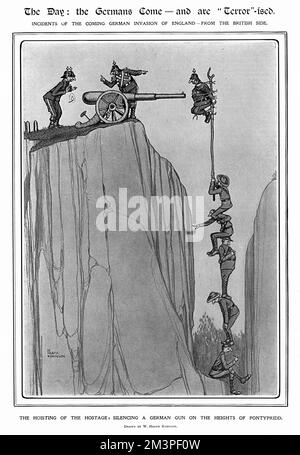 Il giorno, Heath Robinson - il sollevamento dell'ostaggio Foto Stock