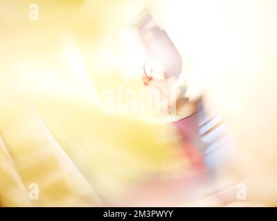 Ristrutturazione dell'interno sfocato sfondo bokeh. Concetto di ristrutturazione e appartamento prima del restauro tessuto sfocato per il vostro design. Foto Stock