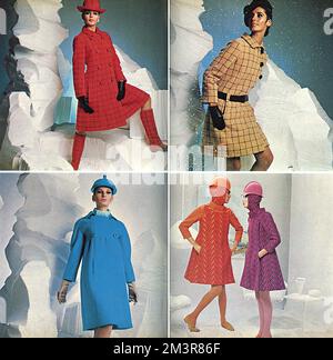 Moda parigina degli anni '1960 Foto Stock