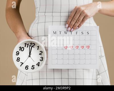 Scatto medio tempo mese periodo calendario, risoluzione e di alta qualità bella foto Foto Stock