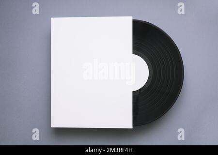 Vinile mockup con carta. Risoluzione e foto di alta qualità Foto Stock