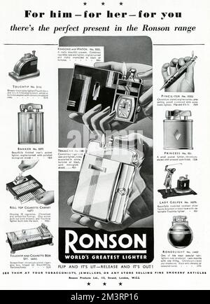 Ronson lighters immagini e fotografie stock ad alta risoluzione - Alamy