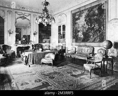 Casa di Sir Philip Sassoon, 25 Park Lane: La biblioteca Foto Stock