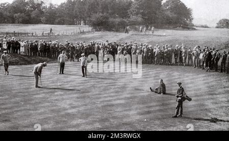 Partita internazionale di golf (Inghilterra contro Scozia), St Albans Foto Stock