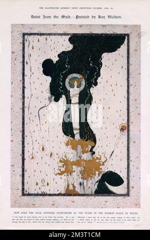 Saint Joan the Maid - Kay Nielsen Foto Stock