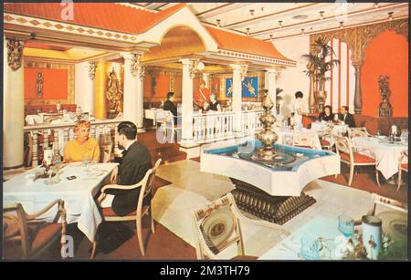 Sheraton-Chicago Hotel, 505 North Michigan Avenue, Illinois, 60611 , ristoranti, Alberghi, Tichnor Brothers Collection, cartoline degli Stati Uniti Foto Stock