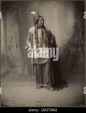 Sei dita, Kiowa , Indiani del Nord America, Indiani Kiowa, Trans-Mississippi e esposizione Internazionale 1898 : Omaha, Neb.. Fotografie dell'Occidente americano Foto Stock
