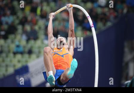 KOPPELAAR Rutger of Netherlands MEN'S POLE VAULT FINAL durante i Campionati europei di atletica 2022 il 17 agosto 2022 a Monaco di Baviera, Germania. Foto di Laurent Lairys DPPI Foto Stock