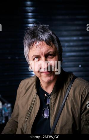 Gem Archer, ex chitarrista Oasis e membro di Noel Gallagher's High Flying Birds, Motorpoint Arena, Cardiff, 6 maggio 2018. Foto Stock