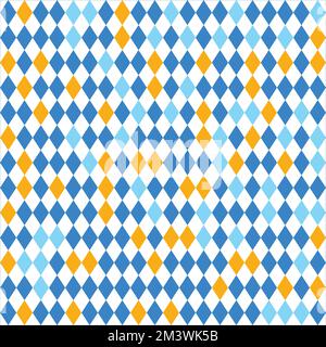 Uno sfondo colorato senza cuciture di diamanti geometrici Illustrazione Vettoriale