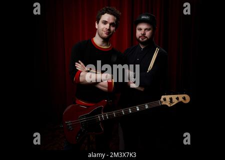 Ritratto della rock band Royal Blood al O2 Guildhall, Southampton, 19 maggio 2017. Foto Stock