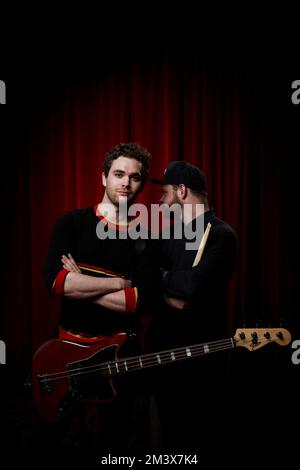 Ritratto della rock band Royal Blood al O2 Guildhall, Southampton, 19 maggio 2017. Foto Stock