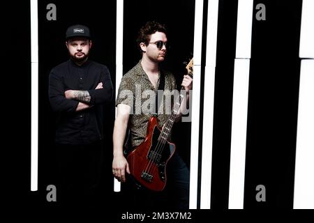 Ritratto della rock band Royal Blood al O2 Guildhall, Southampton, 19 maggio 2017. Foto Stock