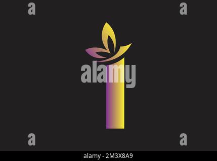 Ciò è lettera i disegno dell'icona per il vostro commercio Illustrazione Vettoriale