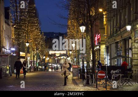 Luci di Natale di Halifax Foto Stock