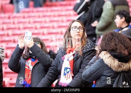 Madrid, Spagna . 17th Dec, 2022. Madrid, Spagna, dicembre 17th 2022 durante il Finetwork Liga F match tra Atletico de Madrid e Real Betis al Civitas Metropolitano di Madrid, Spagna (Unnati Naidu/SPP) Credit: SPP Sport Press Photo. /Alamy Live News Foto Stock