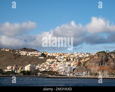 La Gomera, Spagna; novembre 8th 2022: San Sebastian de la Gomera città, capitale dell'isola Foto Stock