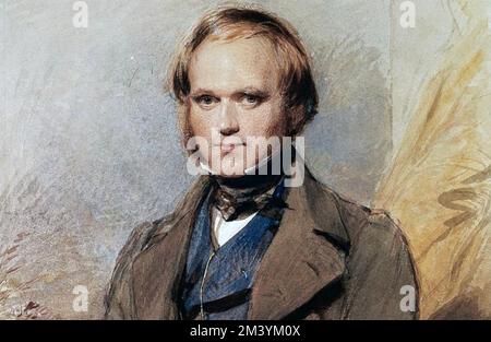 CHARLES DARWIN (1809-1882) naturalista inglese circa 18823 Foto Stock