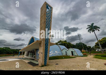 Chiesa di Sao Francisco de Assis, sito UNESCO Pampulha Modern Ensemble, Belo Horizonte, Minas Gerais, Brasile Foto Stock