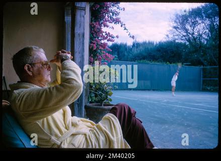 Harold Vanderbilt - Tennis e pranzo, toni Frissell, Antoinette Frissell Bacon, Antoinette Frissell Foto Stock