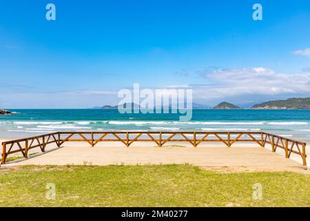 Spiaggia di Naufragados, Florianopolis, Santa Catarina, Brasile Foto Stock