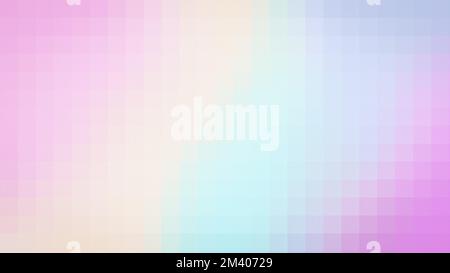 Viola rosa blu pastello colori sfondo gradiente, effetto texture granuloso, mosaico chiaro web banner design Foto Stock