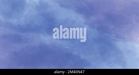 Sfondo blu grunge con spazio per il vostro testo, astratto Watercolor blu grunge sfondo pittura, alla moda bella elegante moderna texture Illustrazione Vettoriale