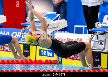 Melbourne, Australia. 18th Dec, 2022. Minna Atherton of Australia compete nei 200m ritocchi Women Heats durante i Campionati mondiali di nuoto a corto corso FINA presso il Melbourne Sports and Aquatic Centre di Melbourne, Australia, 18th dicembre 2022. Foto Giorgio Scala/Deepbluemedia/Insidefoto Credit: Insidefoto di andrea staccioli/Alamy Live News Foto Stock