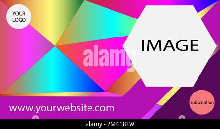 A Design di sfondo schede nome e modelli per business e banner di siti web con spazio di copia Illustrazione Vettoriale