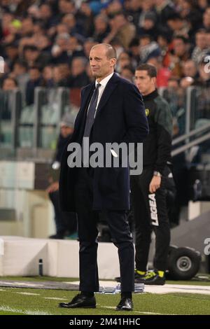 Massimiliano Allegri (Juventus) delusione durante la Serie A Football Match tra Juventus e Internazionale allo Stadio Allianz, il 6 novembre Foto Stock