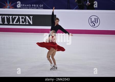 Katerina Mrazkova, Daniel Mrazek durante il Gran Premio della ISU di Fighter Skating Final 2022 a Palavela il 09 dicembre 2022 a Torino. Foto Stock