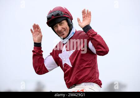 Foto del file datata 05-02-2022 di Davy Russell. Davy Russell ha annunciato il suo immediato ritiro dalla sella dopo aver vinto il Billy Harney Memorial Irish EBF Mares Novice Hurgle a Thurles con Liberty Dance. Data di emissione: Domenica 18 dicembre 2022. Foto Stock