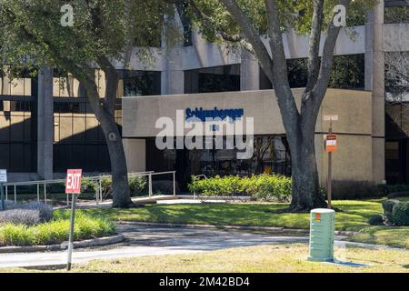 Houston, TX, USA - 27 febbraio 2022: Schlumberger Executive Office a Houston, TX, USA. Foto Stock