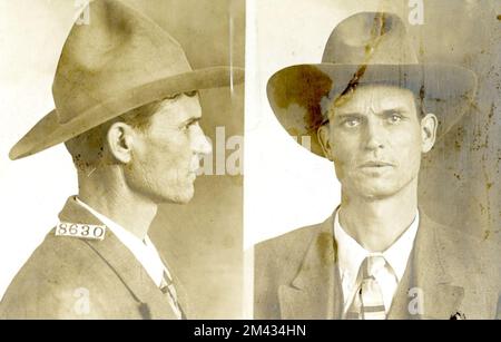 Fotografia di James D. Harris. Bureau of Prisons, Inmate casi fascicoli. Foto Stock