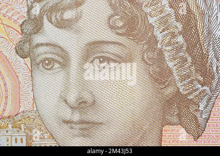 Primo piano di una banconota da £10 dollari della Banca d'Inghilterra Foto Stock