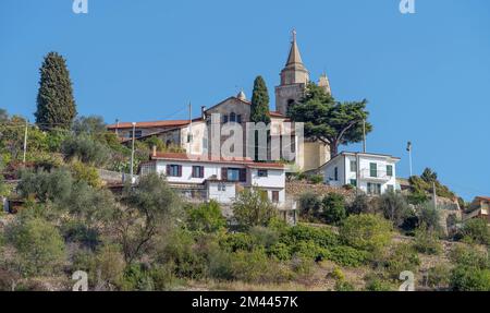 Impressioni di Imperia, città costiera in Liguria Foto Stock