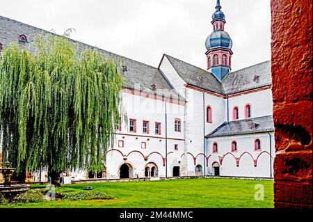 Kloster Eberbach (Hessen, Deutschland); Abbazia di Eberbach (Germania) Foto Stock