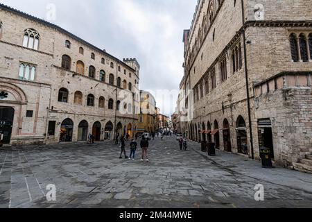 Sito patrimonio dell'umanità dell'UNESCO Perugia, Italia Foto Stock