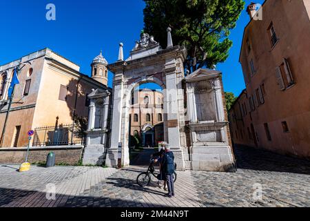 Basilica di San vitale, patrimonio dell'umanità dell'UNESCO, Ravenna Foto Stock