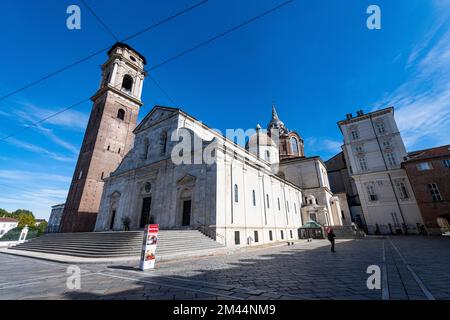 Cattedrale di San Giovanni Battista, sito patrimonio dell'umanità dell'UNESCO Torino, Italia Foto Stock