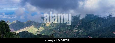 Las, macizo de anaga (Montanas de Anaga), Tenerife, Isole Canarie, Spagna Foto Stock