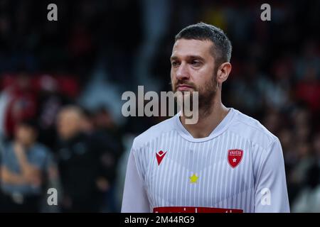 Varese, Italia. 18th Dec, 2022. Giancarlo Ferrero #21 di Pallacanestro Varese OpenJobMetis si scalda durante il LBA Lega Basket Un gioco di stagione 2022/23 tra OpenJobMetis Varese e Pallacanestro Trieste a Enerxenia Arena, Varese, Italia il 18 dicembre 2022 Credit: Independent Photo Agency/Alamy Live News Foto Stock
