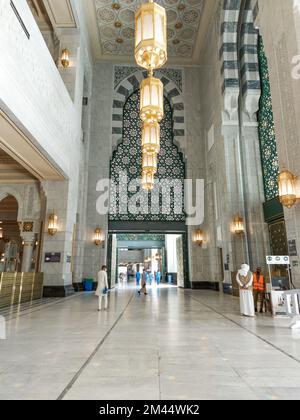 Mecca , Arabia Saudita 12 maggio 2021 - al Haram Gates - Makkah mosque Doors Foto Stock