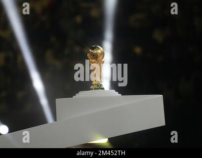 12/18/2022, Lusail iconic Stadium, Doha, QAT, Coppa del mondo FIFA 2022, finale, Argentina vs Francia, nella foto della Coppa del mondo Foto Stock