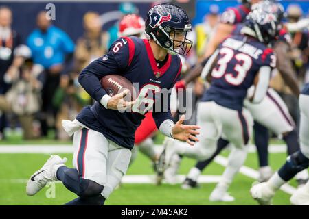 Houston, Texas, Stati Uniti. 18th Dec, 2022. Jeff Driskel (6) corre con la palla durante una partita tra i Kansas City Chiefs e gli Houston Texans a Houston, Texas. Trask Smith/CSM/Alamy Live News Foto Stock
